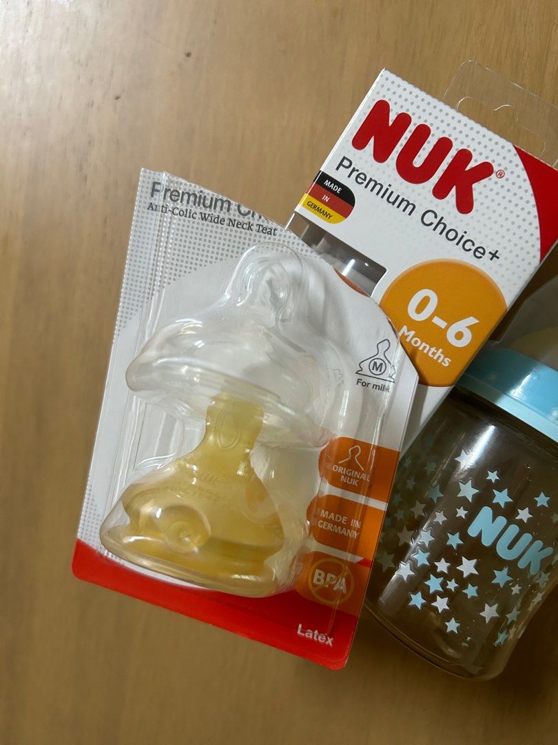 Nuk latex cheap slow flow teats