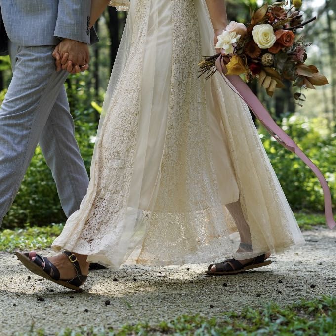 Off white vintage lace flowy maxi dress for pre wedding shoot