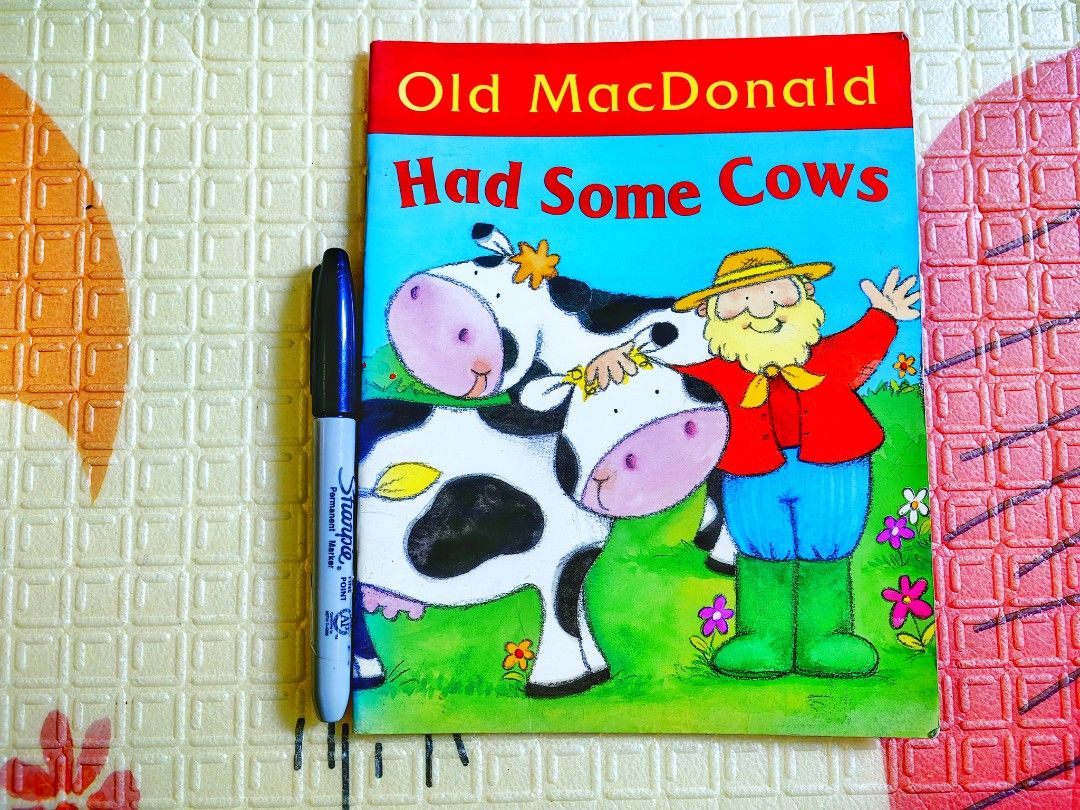 Old MacDonal Had Some Cows (Category: Storybooks) located in Pasig City. Submitted by m.eze (Listing ID 1269904697, Image 1). Description: VGUC. Paperback. Pickup from Buting, Pasig Shope3 Checkout Option..