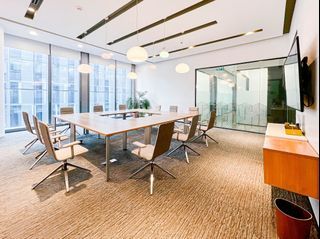 Open plan office space for 10 persons in Regus GT Tower Makati