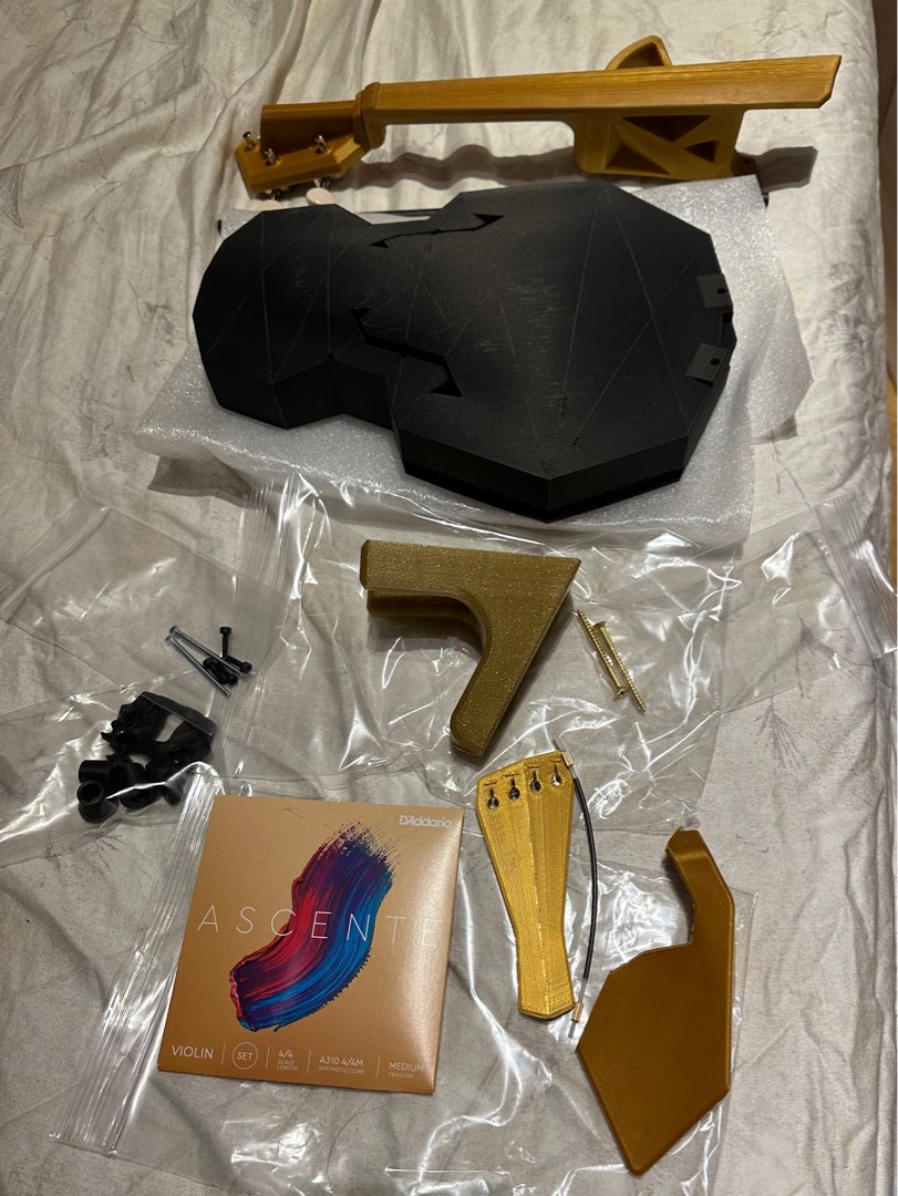 [Best gift for violin / music lovers or kids] OpenFabPDX Modular Fiddle ...