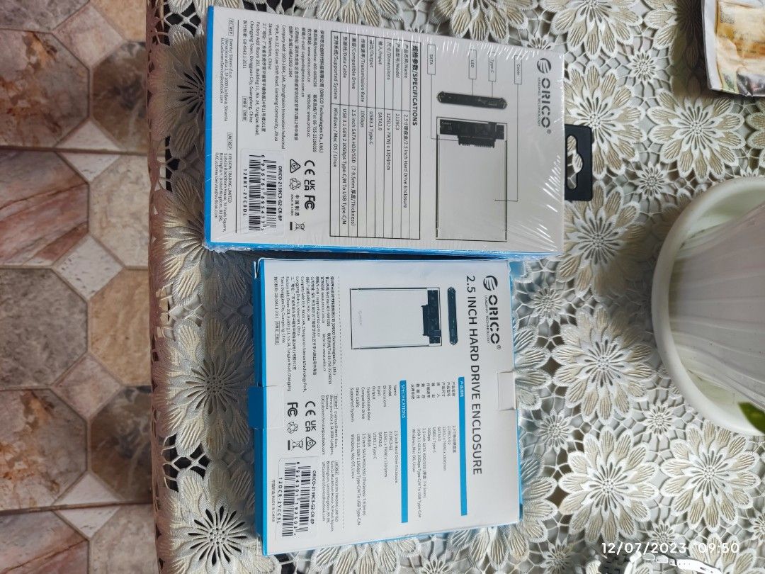 Orico 2.5in Enclosure HDD SATA 10gbps clear (Category: Computer Parts) located in Antipolo. Submitted by fantazma_23 (Listing ID 1269912376, Image 1). Description: Orico 2.5 HDD SATA Enclosure clear 10gbps Brand new 2pcs 1000+sf FIXED sales price na yan.