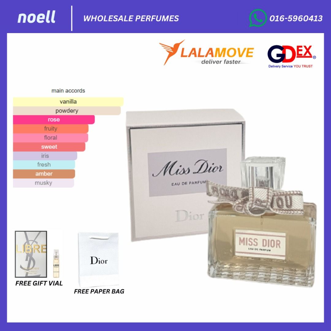 ORIGINAL] AUTHENTIC READY STOCK MISS DIOR EDP 100ML PERFUME FOR
