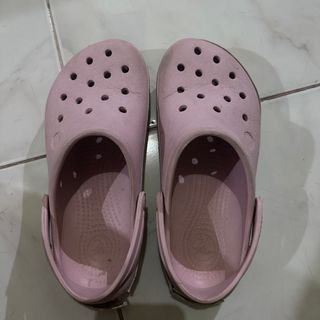 Original Crocs pink crocband series w8