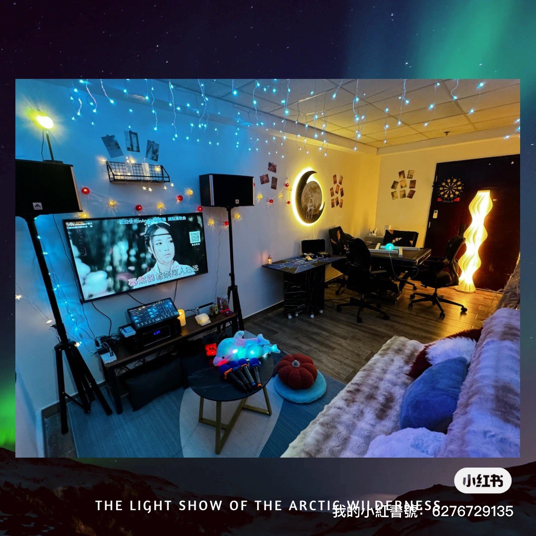 🦋🌻 A brand new party room opened in Kwun Tong 🦋✨  
🌌 Ceiling decorated with countless shining stars ✨ Stunning decoration 🎉  
🎤 Karaoke room |🀄 Mahjong room |♠️ Poker room62863123938049111