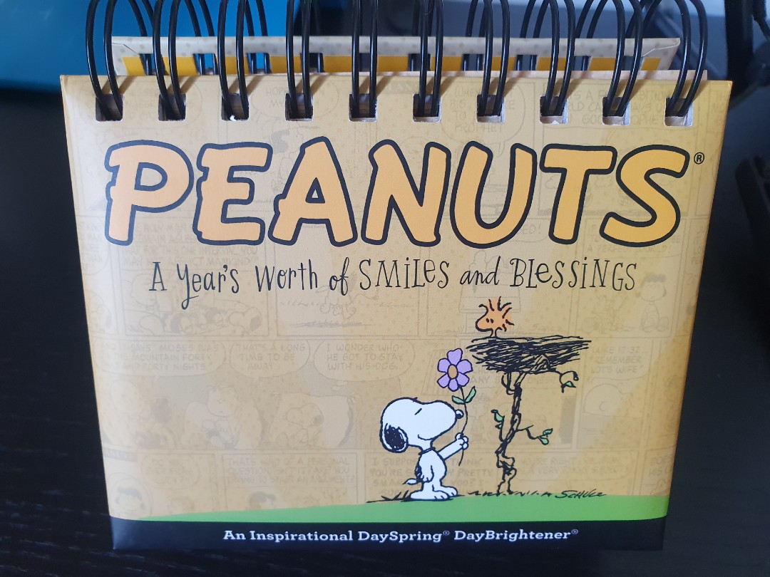 Peanuts Snoopy Dayspring Perpetual Calendar, Everything Else on Carousell