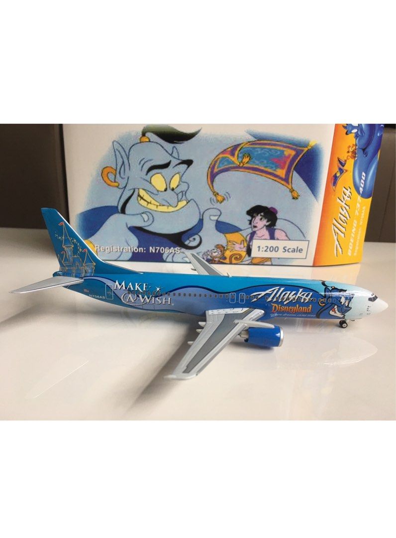 Phoenix 1/200 Alaska Airlines B737-400 Disneyland Make A