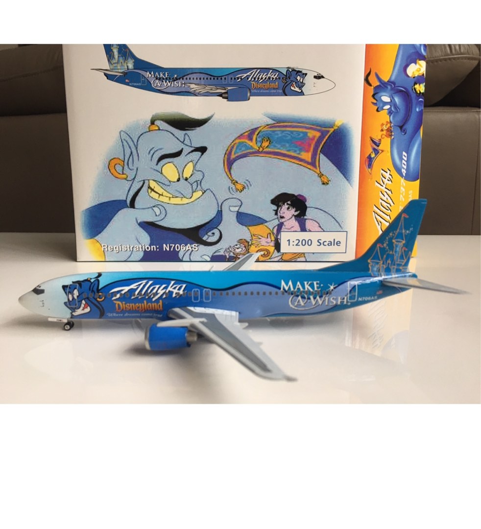Phoenix 1/200 Alaska Airlines B737-400 Disneyland Make A