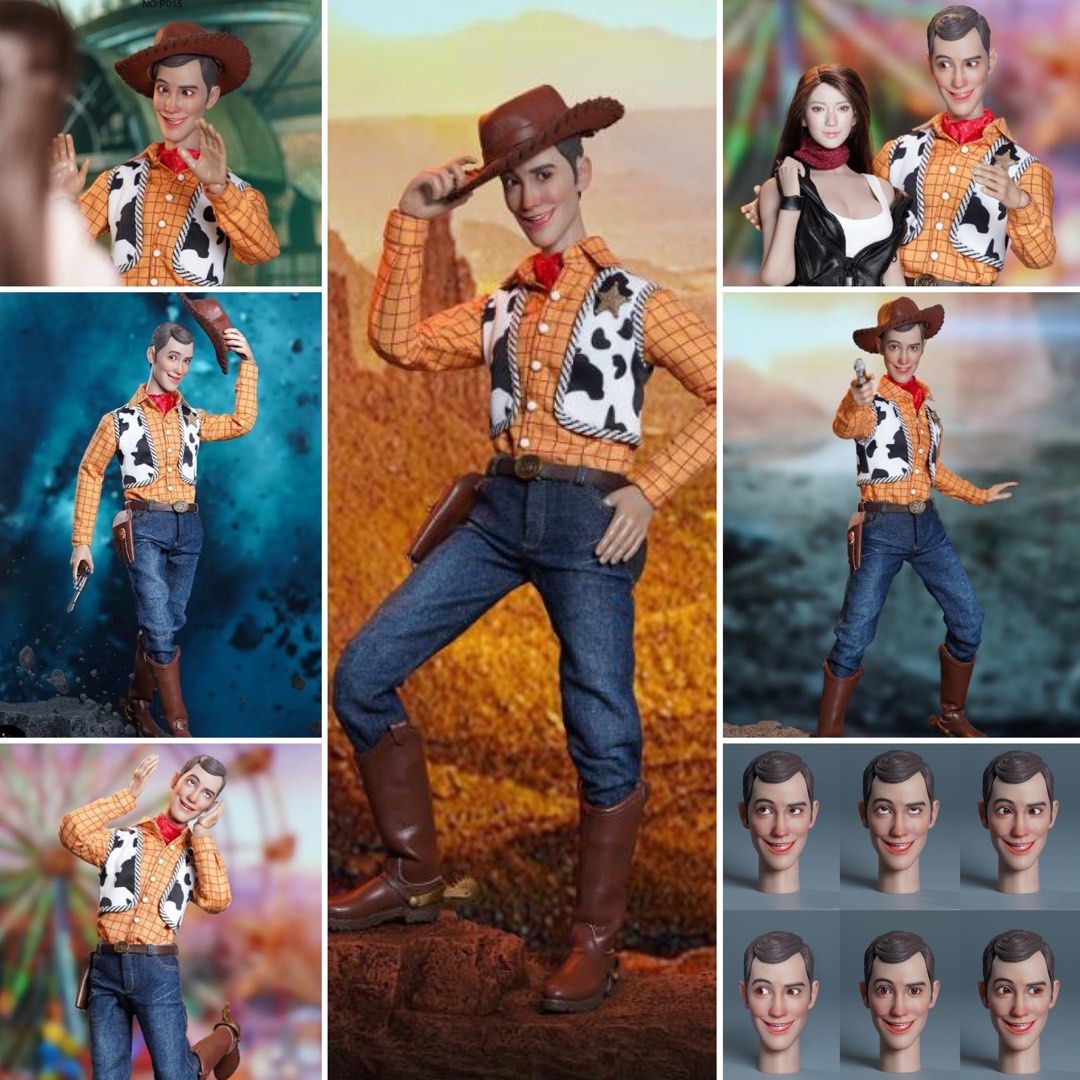 PLAY TOY 1/6 ハッピー カウボーイ Play Toy P015 1/6 Toy Story Happy Cowboy Action Figure Toy