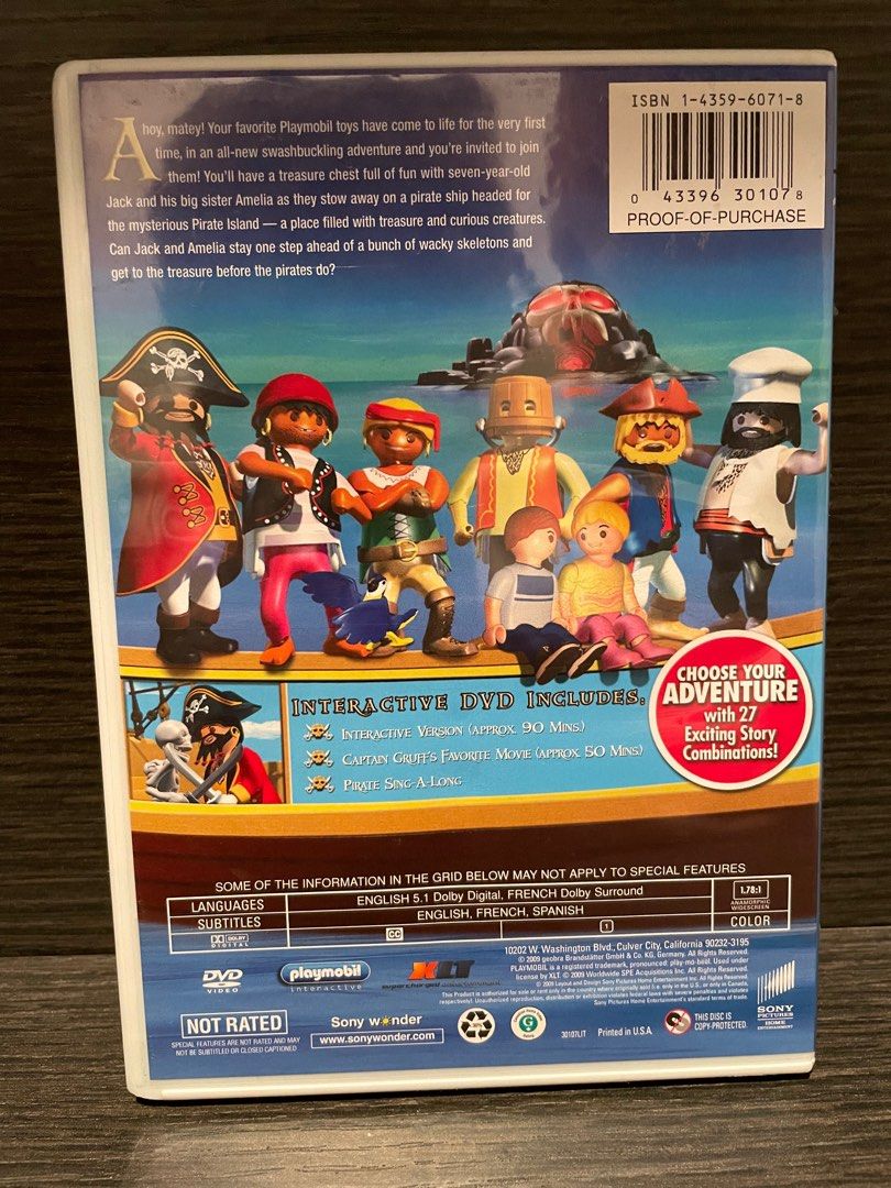 Playmobil interactive The secret of pirate island, Hobbies & Toys