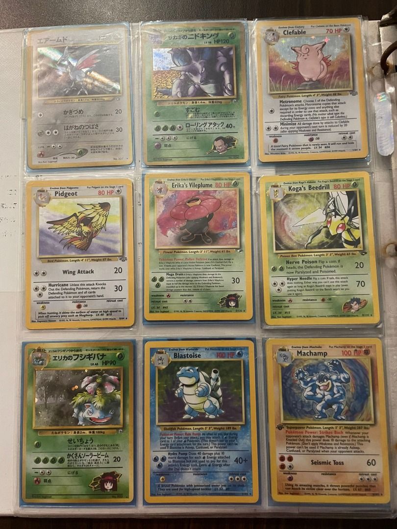 Pokemon Card Binder 1st and 2nd Generation (English and Japanese) #2,  Hobbies & Toys, Toys & Games on Carousell
