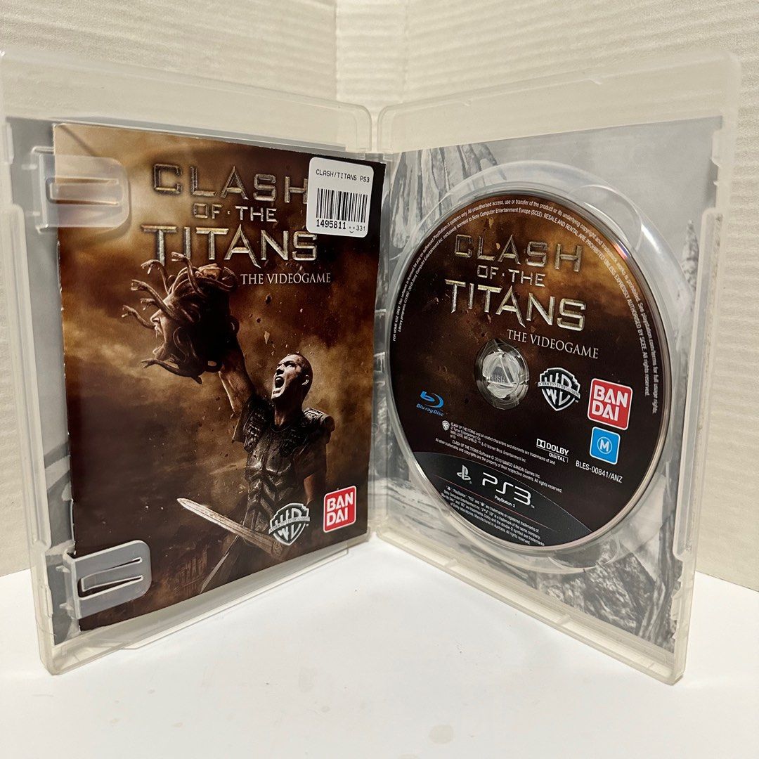 Clash of the Titans Playstation 3 Ps3 Game Disc Only 722674110280