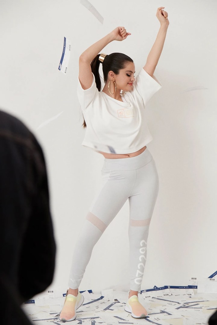 Puma x Selena Gomez Workout Tops Women s Fashion Activewear