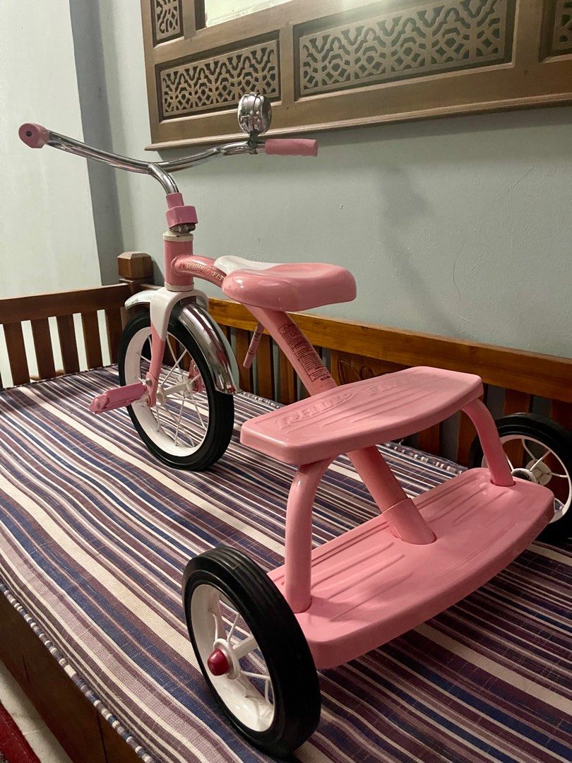 Classic pink dual deck tricycle discount