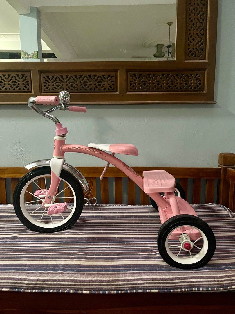 Radio Flyer Classic Pink Dual Deck Tricycle