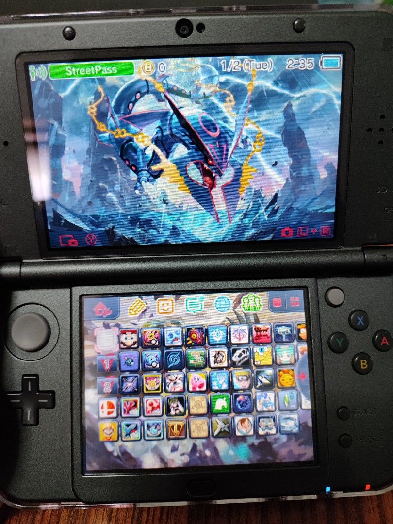 RARE TOP IPS Nintendo New 3ds LL XL super smash bros limited