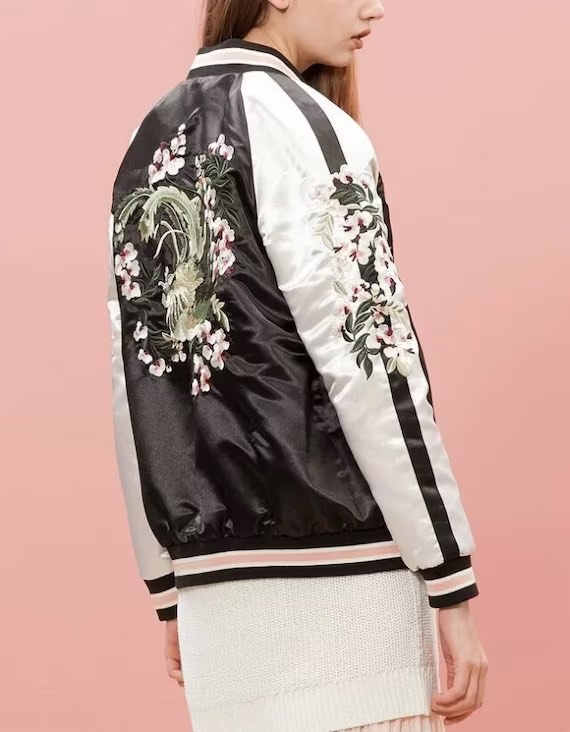 Sakura new arrivals bomber jacket