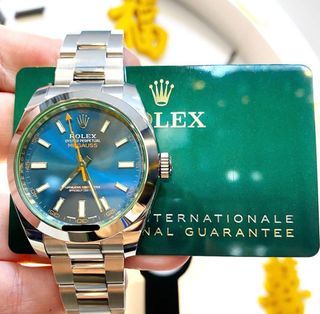 Rolex 116400gv milgauss zblue