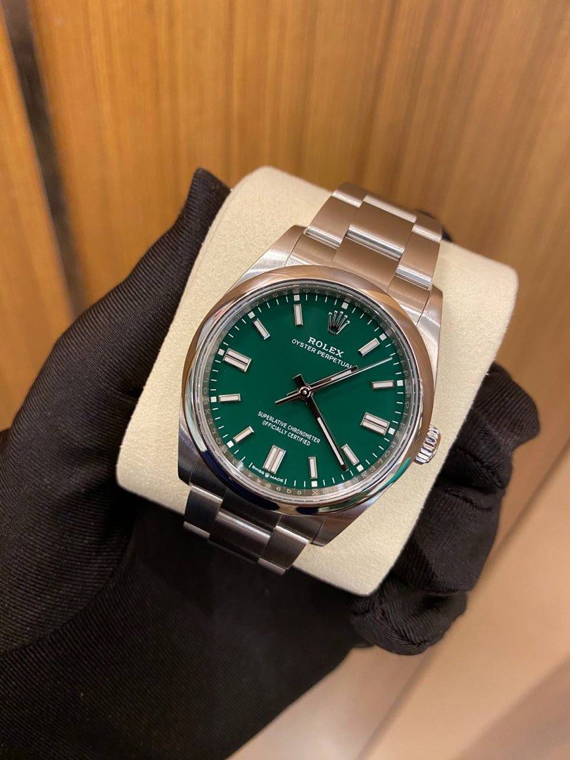 Rolex op online 36 green