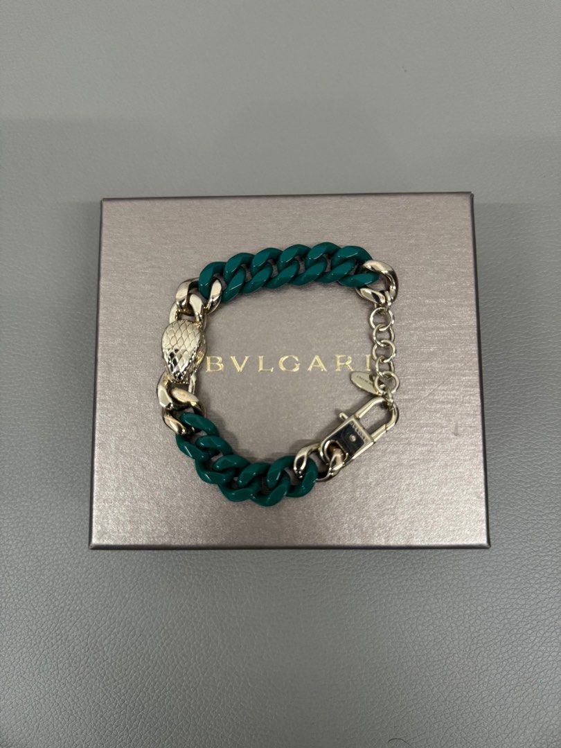 RTP 805 BVLGARI SERPENTI FOREVER MAXI CHAIN BRACELET Luxury