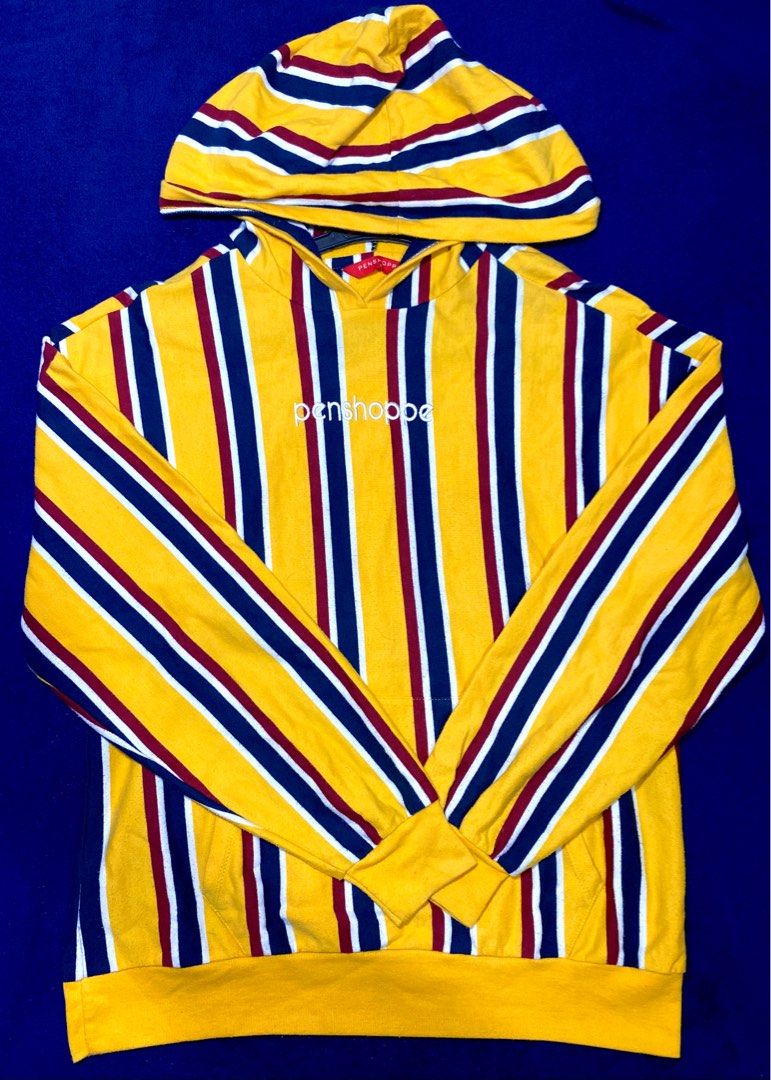 RUSH Penshoppe Yellow Hoodie Men s Fashion Coats Jackets and Outerwear on Carousell