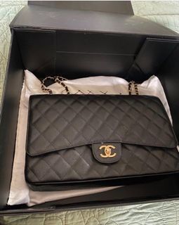 Rush Sale! Chanel Jumbo 34.5cm in CaviarGWP