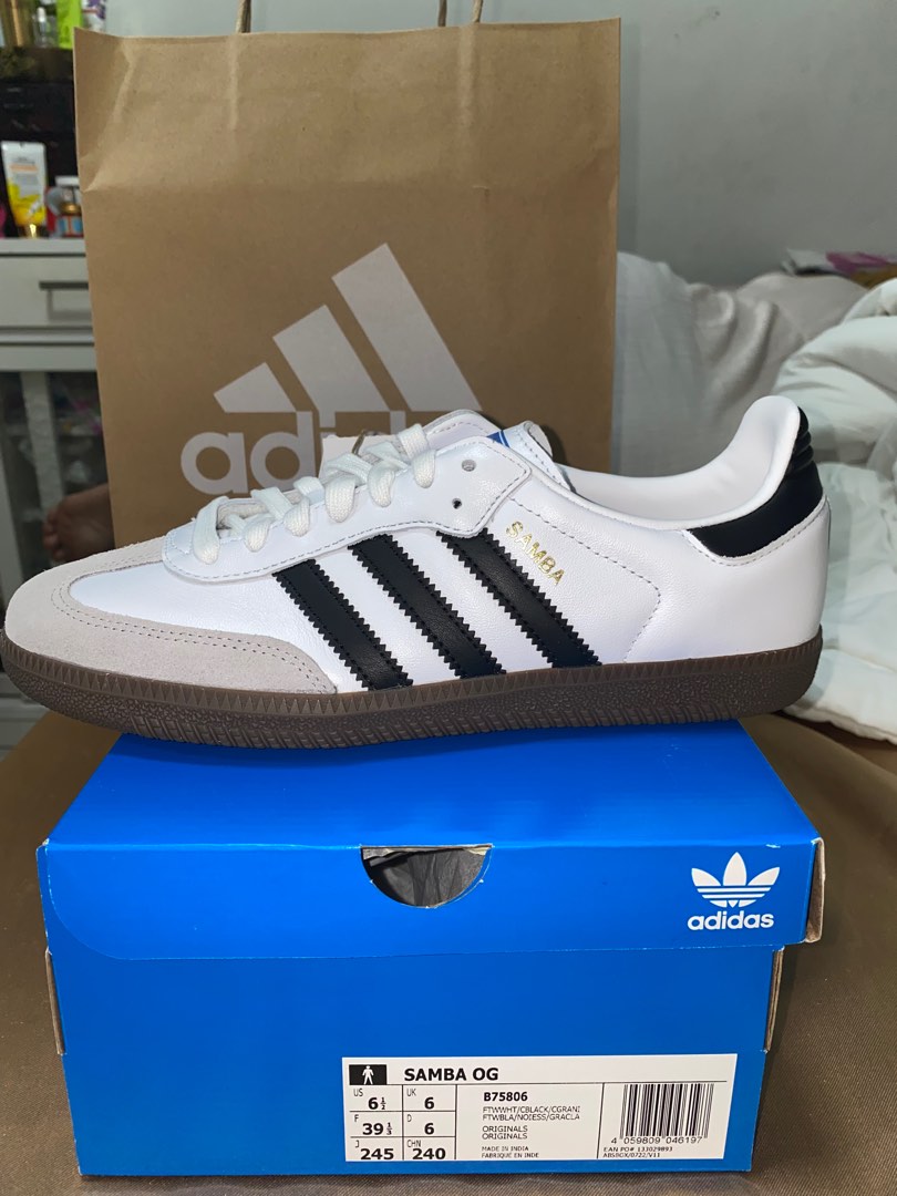 Samba B Adidas Samba OG, Women's Fashion, Footwear, Sneakers on Carousell