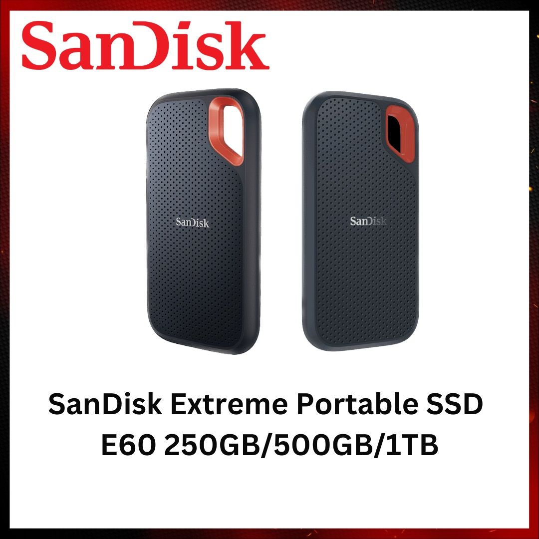Sandisk extreme portable ssd e60 1tb online