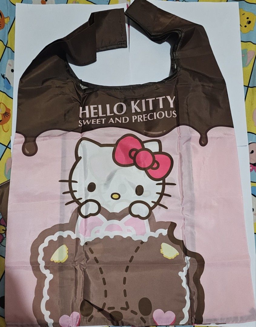 Sanrio Hello Kitty Eco Bag 2 pieces SET, Women's Fashion, Bags & Wallets, Purses & Pouches on