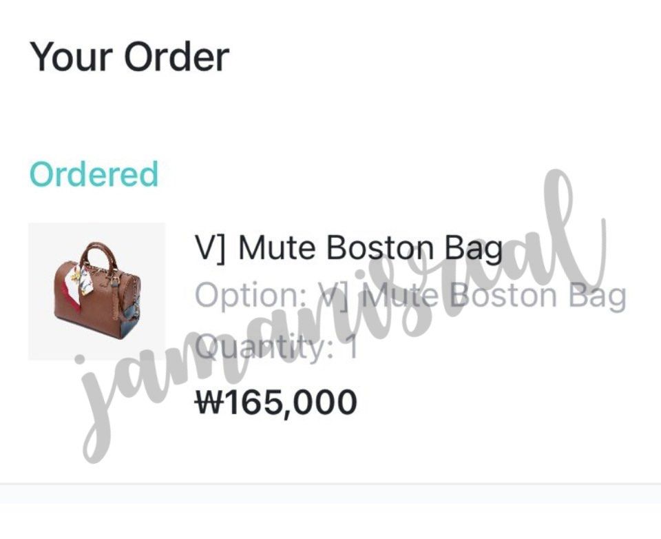 The Mute Boston Bag designed by BTS's V sells out in 1 second | allkpop