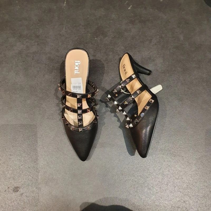 SEPATU PAYLESS Fioni Womens Kitten Heels Black Fesyen Wanita