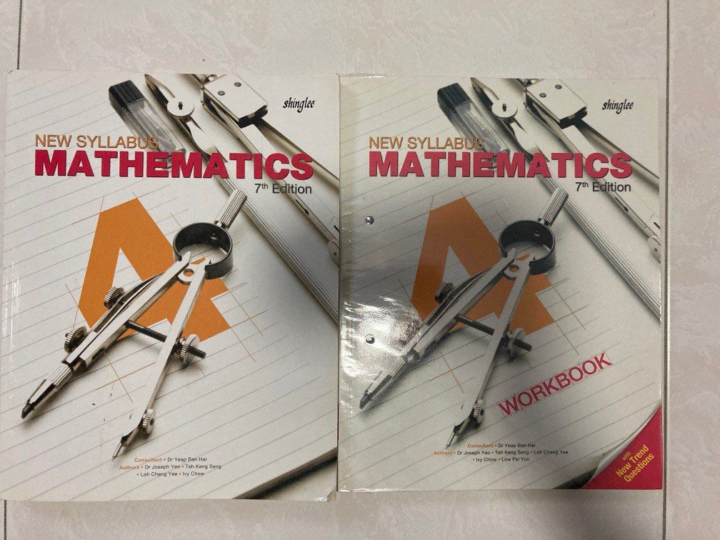 Shinglee New Syllabus Mathematics 7th Edition Sec4 Textbook And Shinglee New Syllabus Mathematics 7th Edition Sec4 Textbook And