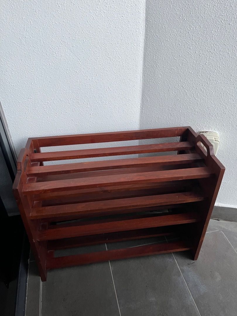 Shoes rack Fab India wooden rack Furniture Home Living Home