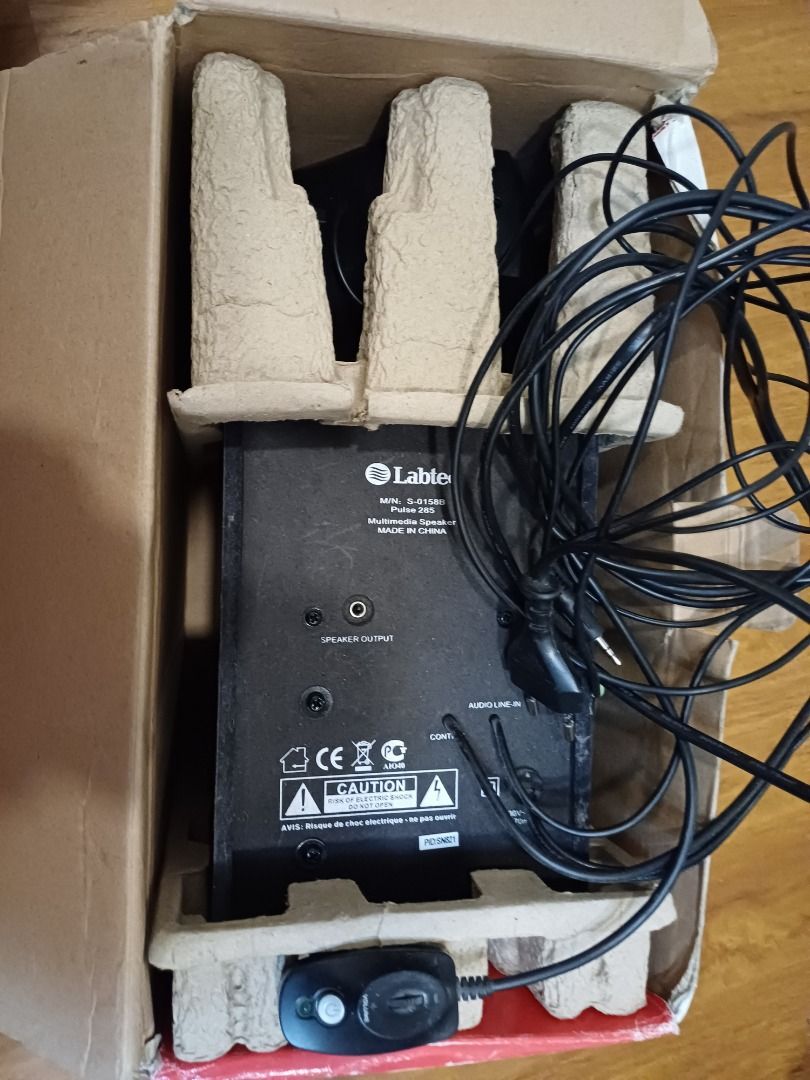 Speaker Multimedia Labtec Pulse 285 Channel, Elektronik, Audio