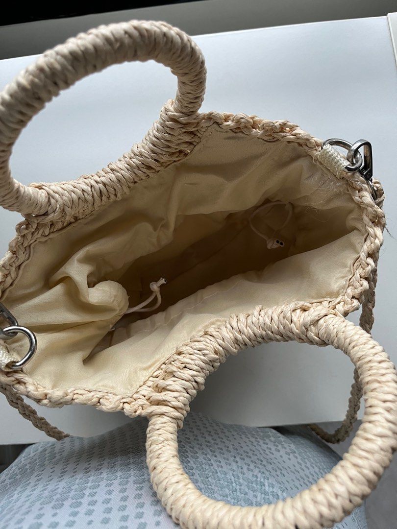 Cherry discount straw bag