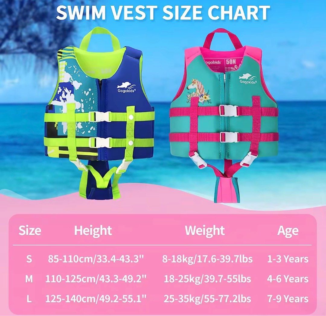 Gogo kids swim vest sales
