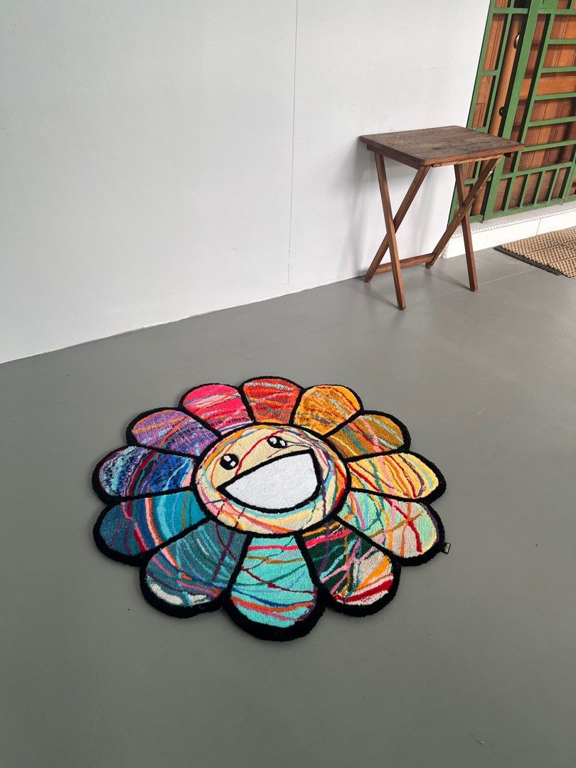 TAKASHI MURAKAMI FLOWER RUG, Hobbies & Toys, Stationery & Craft ...