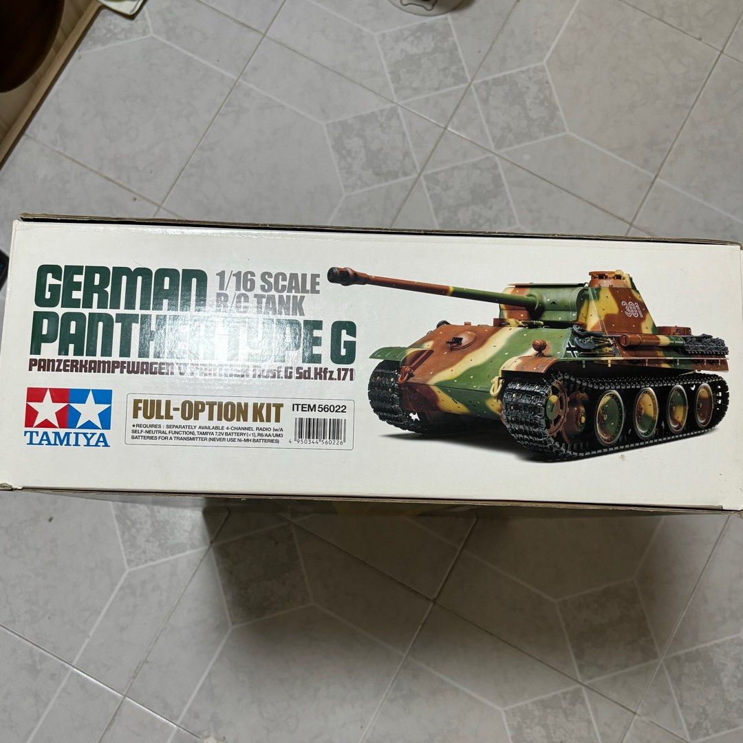 Tamiya 56022 1 16 German Panther Type G
