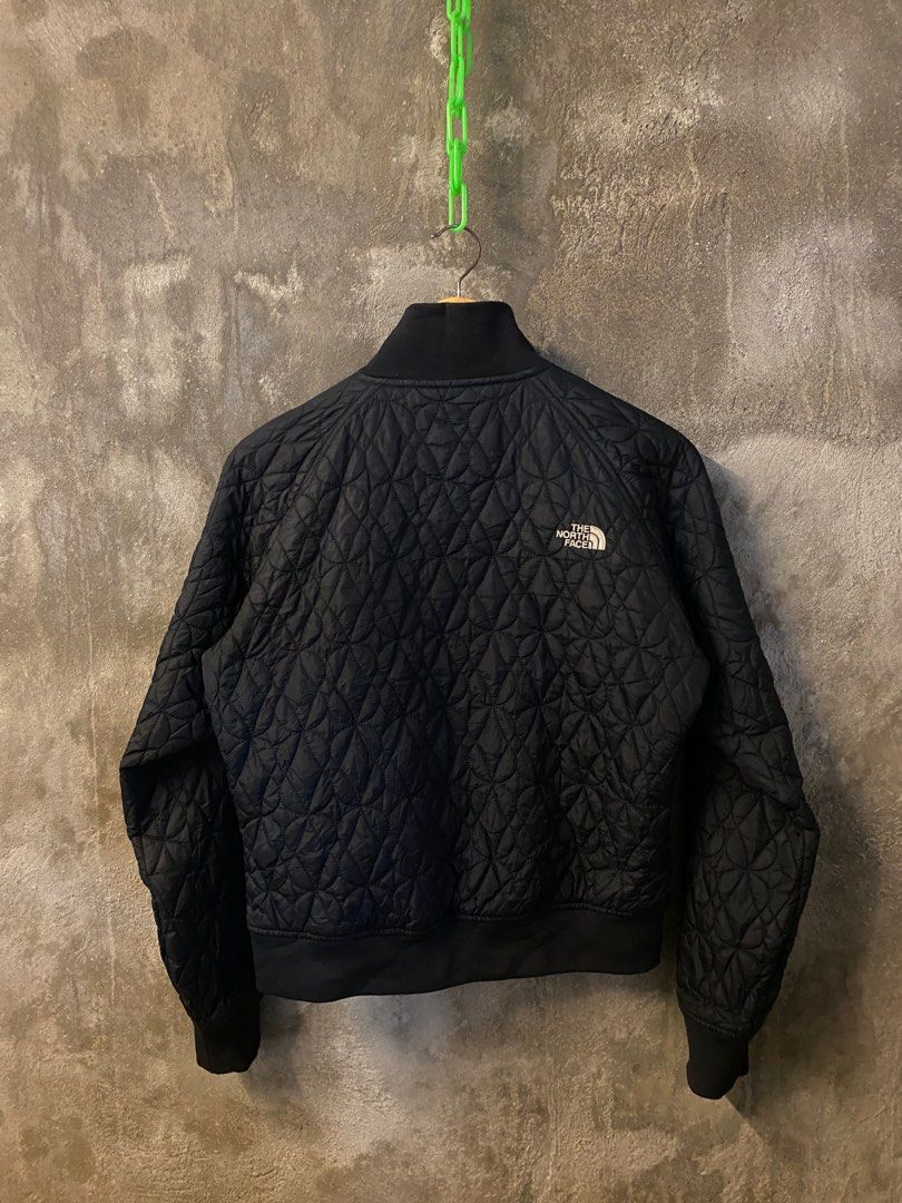 North face quilted bomber store jacket