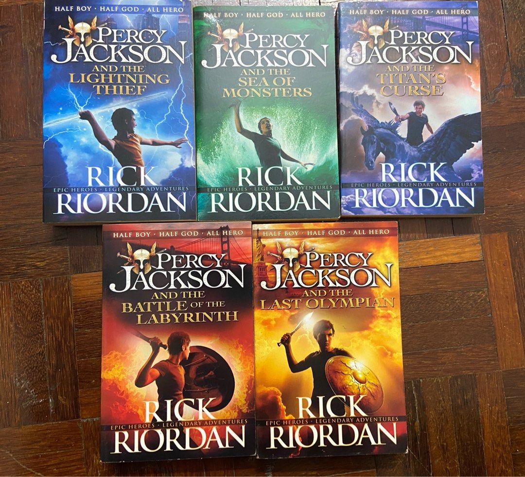 The Percy Jackson series, Hobbies & Toys, Books & Magazines, Storybooks on  Carousell