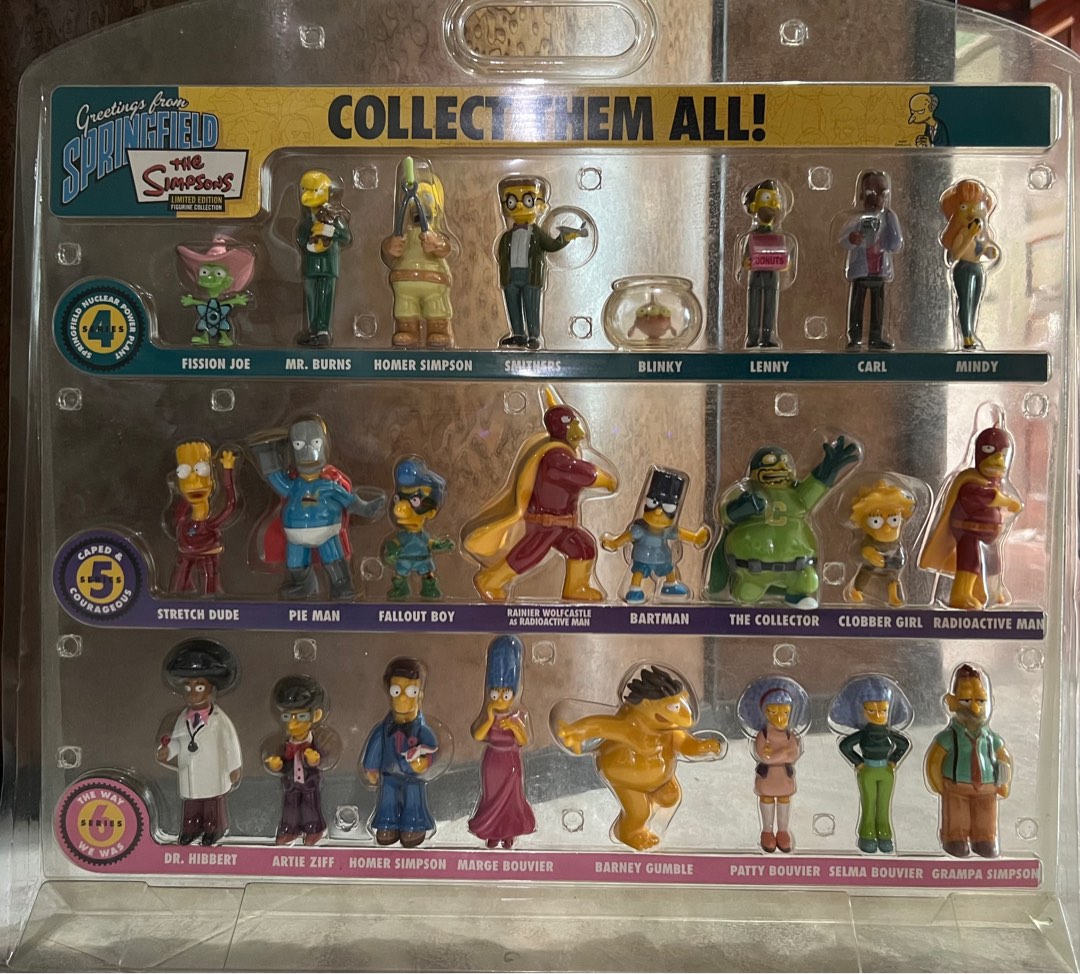 The Simpsons limited Edition Figurine Collection 24 Figurines Sealed