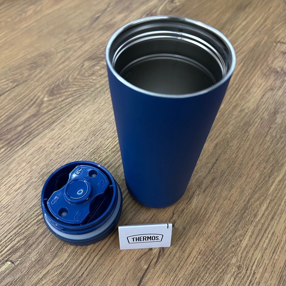 Thermos 18 oz. Alta Vacuum Insulated Stainless Steel Tumbler Flask 371011062, Furniture & Home