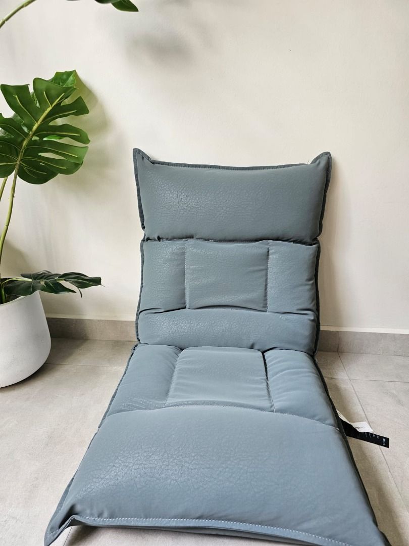 Thick Cushion Recliner Chair with headrest Lounge Chair Bean Bag