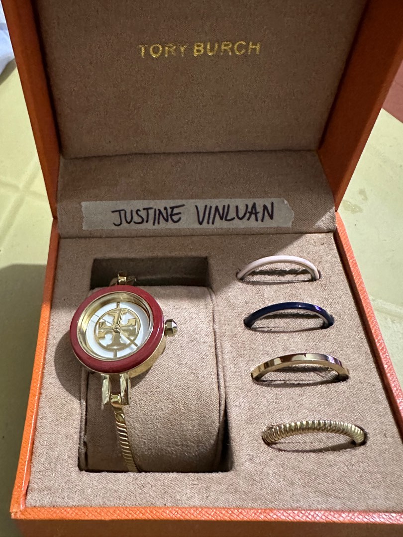 Tory Burch bangle watch, Luxury, Watches on Carousell