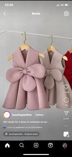 Touch up atelier baby party dress