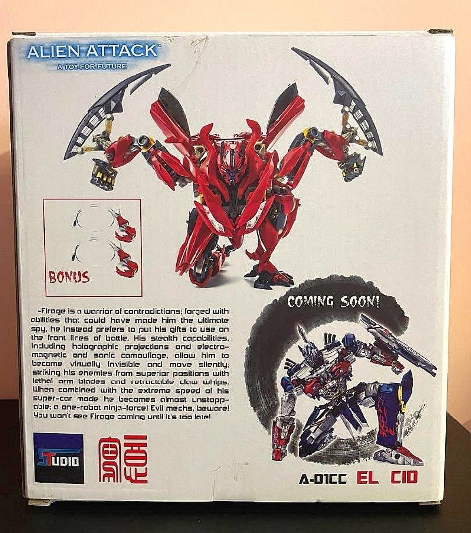 Transformers Alien Attack AAT STF 01 Firage( Movie MP Scale Dino