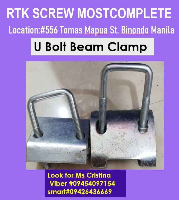 U Bolt Beam Clamp, Commercial & Industrial, Construction Tools