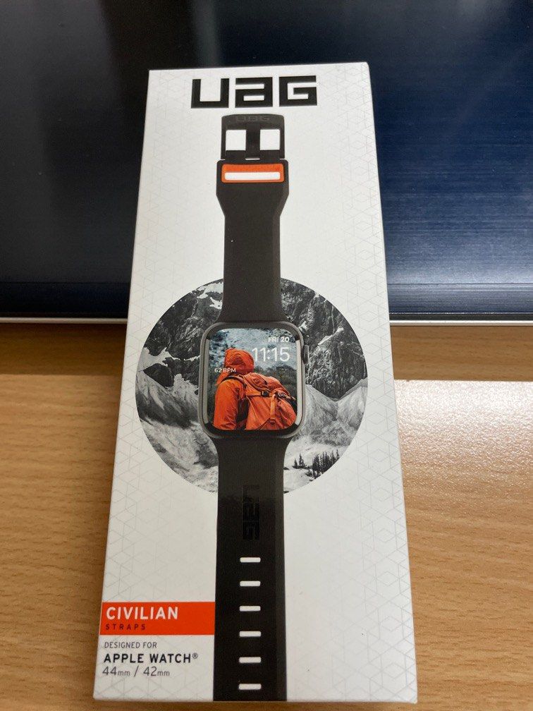 UAG Apple Watch Strap (Category: Wearables & Smart Watches) located in Singapore. Submitted by mobileworld2015 (Listing ID 1269919739, Image 2). Description: 44mm/42mm Active Strap 44mm/42mm Civilian Strap 44mm/42mm Leather Strap 40mm/38mm Scout Strap .