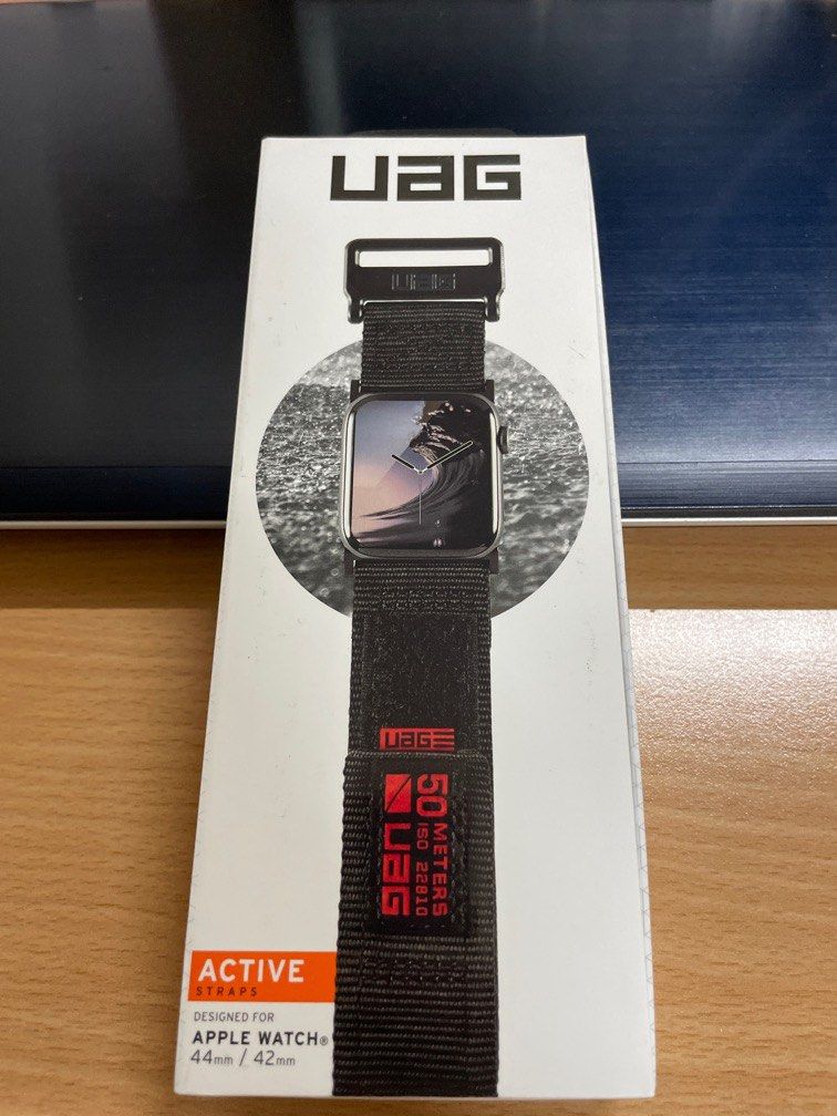 UAG Apple Watch Strap (Category: Wearables & Smart Watches) located in Singapore. Submitted by mobileworld2015 (Listing ID 1269919739, Image 1). Description: 44mm/42mm Active Strap 44mm/42mm Civilian Strap 44mm/42mm Leather Strap 40mm/38mm Scout Strap .