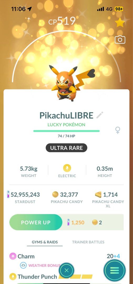Pokémon Go [ Malaysia ], 2nd Pikachu Libre